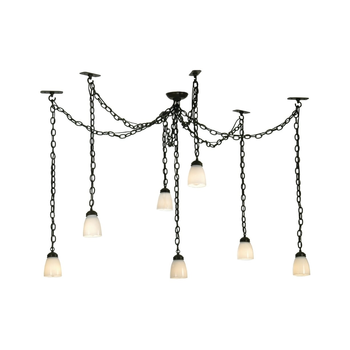 12 126 Wide Castilian 7 Light Adjustable Pendant