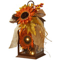 12 Decorated Autumn Lantern With Led Lights