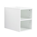12 Inch Small Wall Mounted Storage Shelves Suitable For Small Bathroom Glossy White Kd Packing