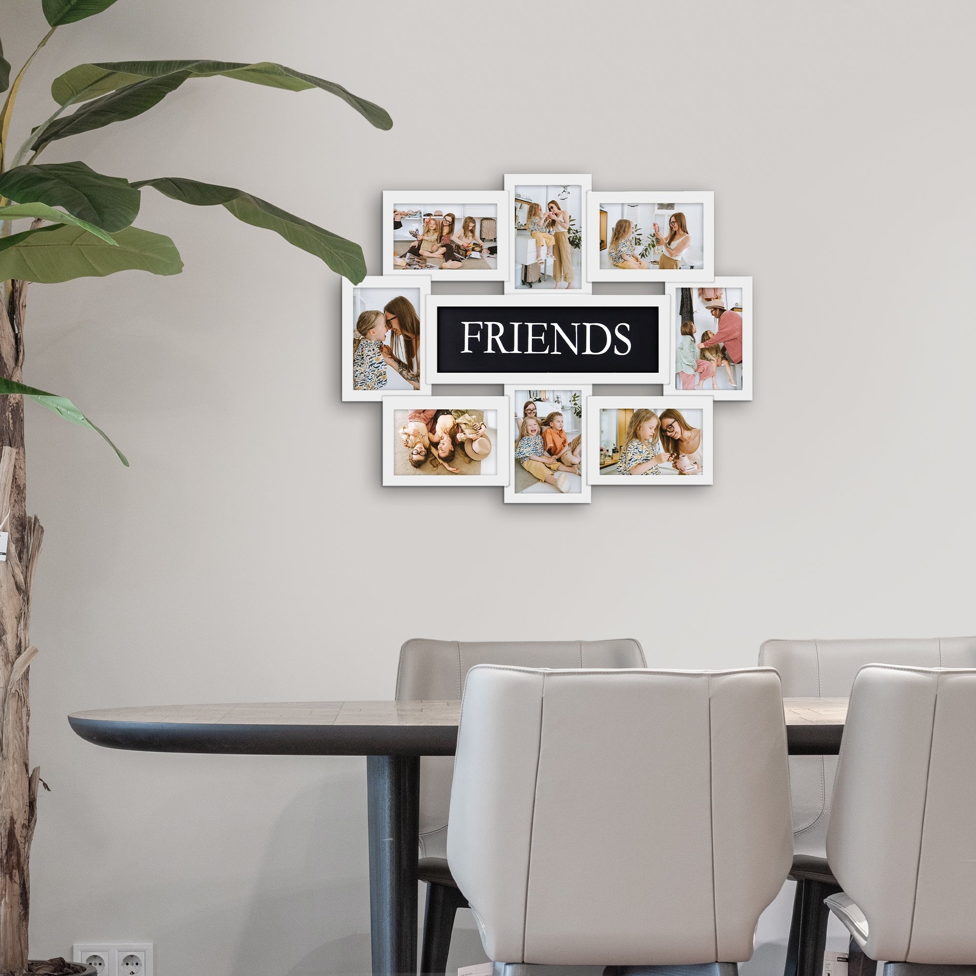 Dl Furniture 12 Opening Decorative Wall Hanging Collage Puzzle Picture Photo Frame