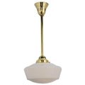 12 W Revival Schoolhouse W Traditional Globe Pendant