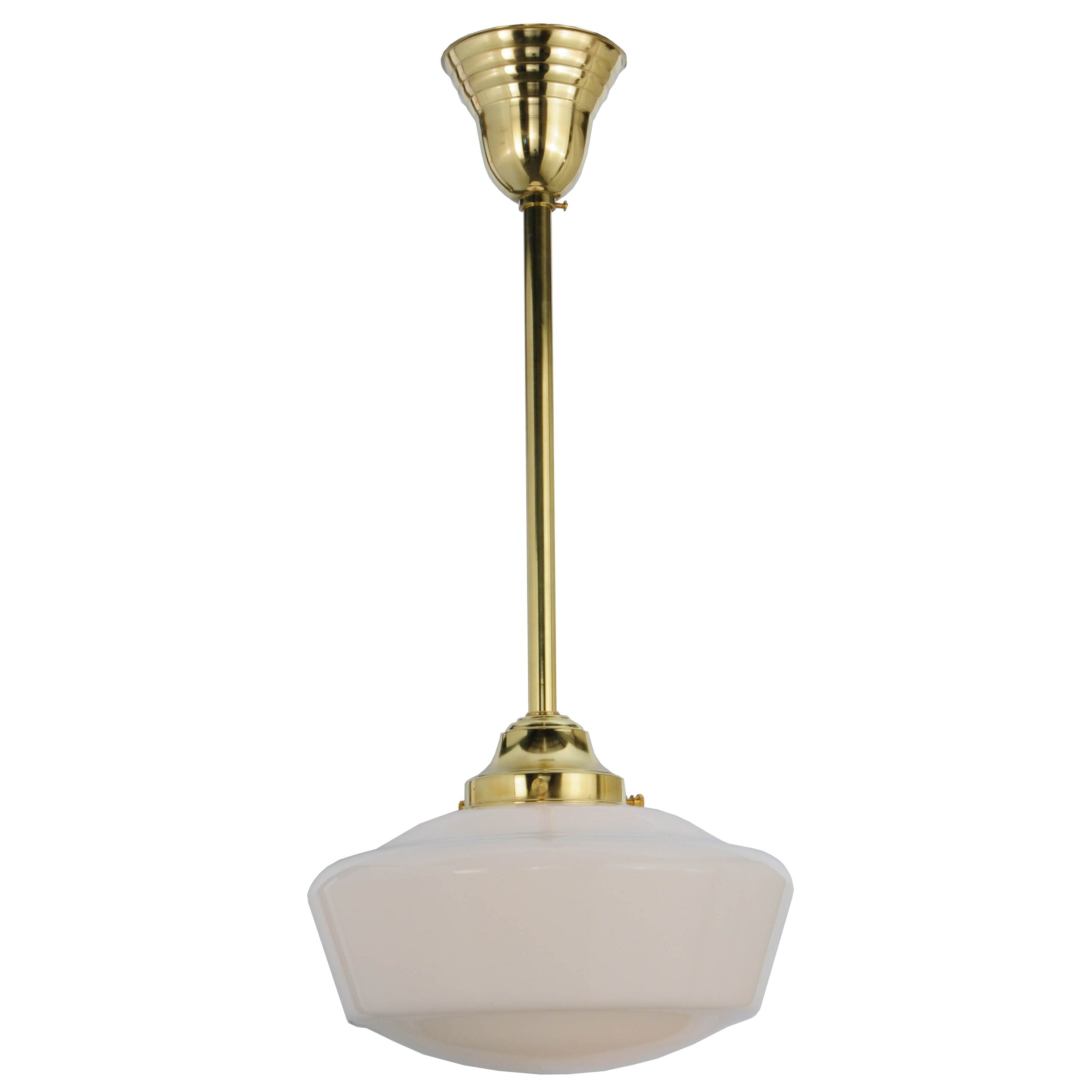 12 W Revival Schoolhouse W Traditional Globe Pendant