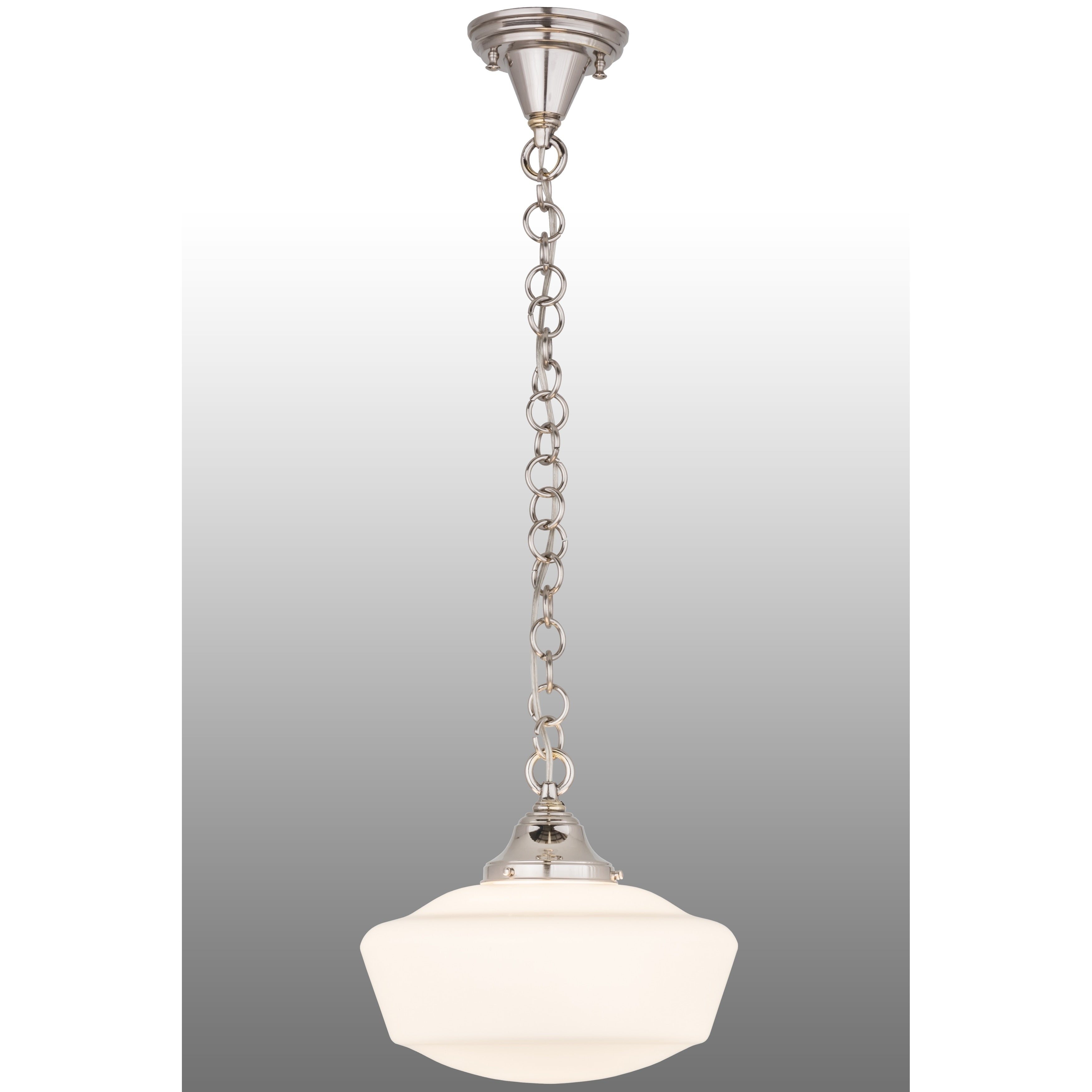 12 W Revival Schoolhouse W Traditional Globe Pendant