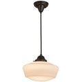 12 W Revival Schoolhouse W Traditional Globe Pendant