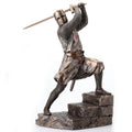 12 In H Knights Templar Sword Figurine Poly Resin