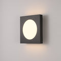 12 In Minimalist Matte Black Rectangle Led Wall Sconce Flush Mount Ceiling Light With Milky White Arcylic Diffuse