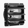 12 Inch Shutter Exhaust Fan Attic Vent Fan With Smart Programming Variable Speed Temperature Control 1500 Cfm Ec Motor