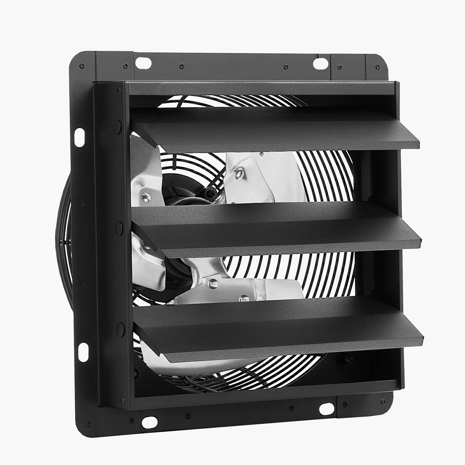 12 Inch Shutter Exhaust Fan Attic Vent Fan With Smart Programming Variable Speed Temperature Control 1500 Cfm Ec Motor