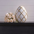 12.75 Resin Lattice White Chocolate Egg