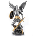12.8 In H Archangel St Michael Figurine Poly Resin