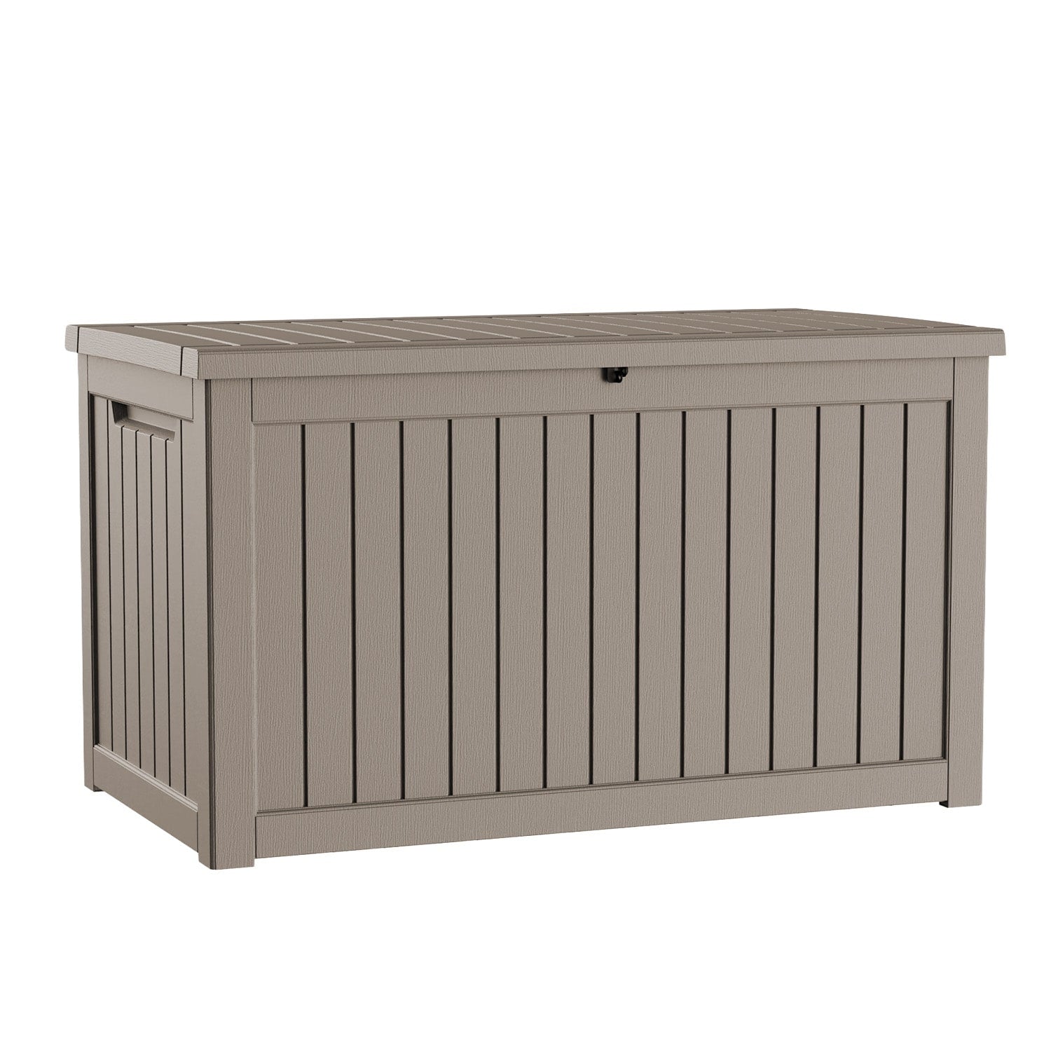 Deck Box Outdoor Storage Xxl Waterproof Resin Patio Storage Box Lockable Large Outdoor Cushion Storage For Patio Furniture