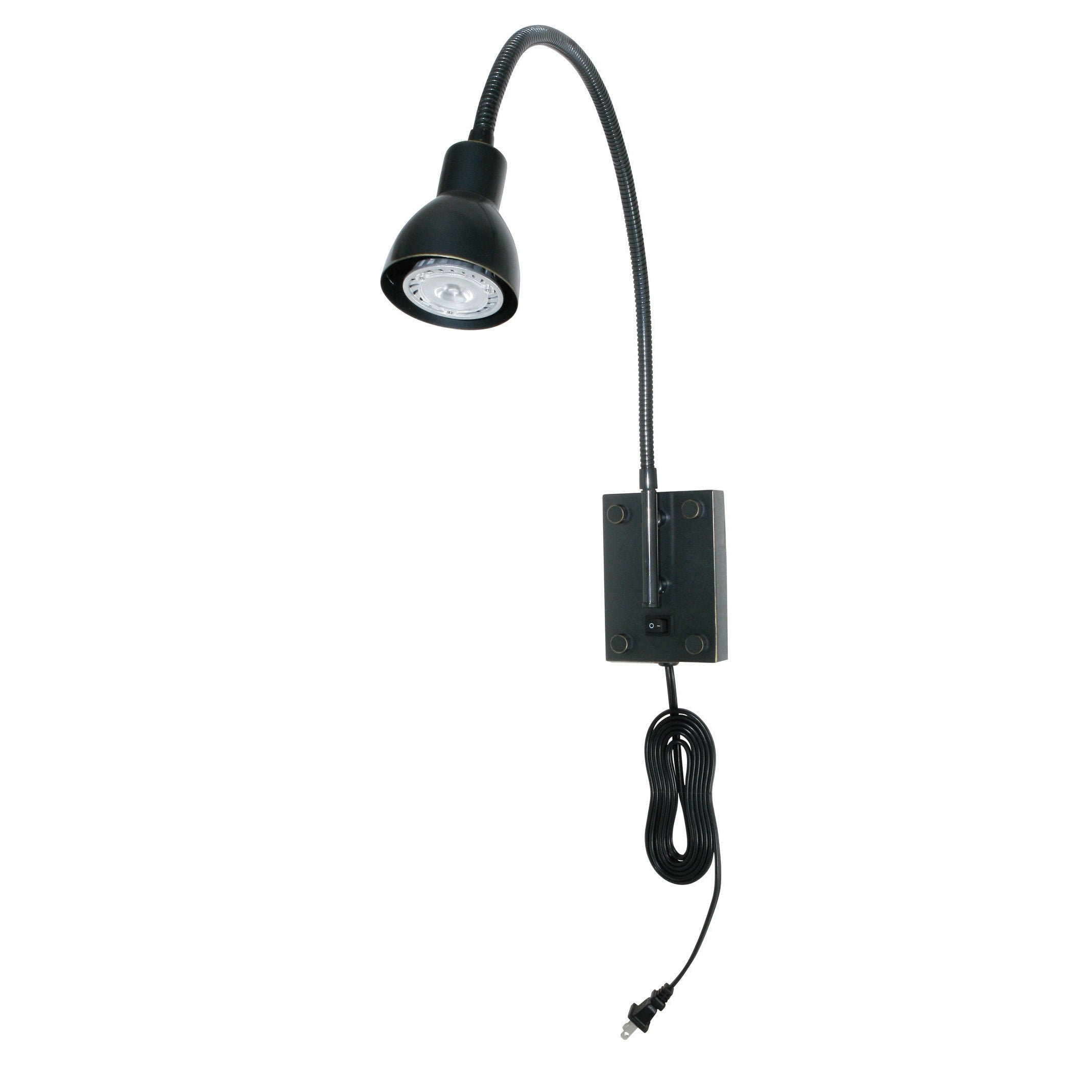 Bronze Finished Metal Gooseneck Light
