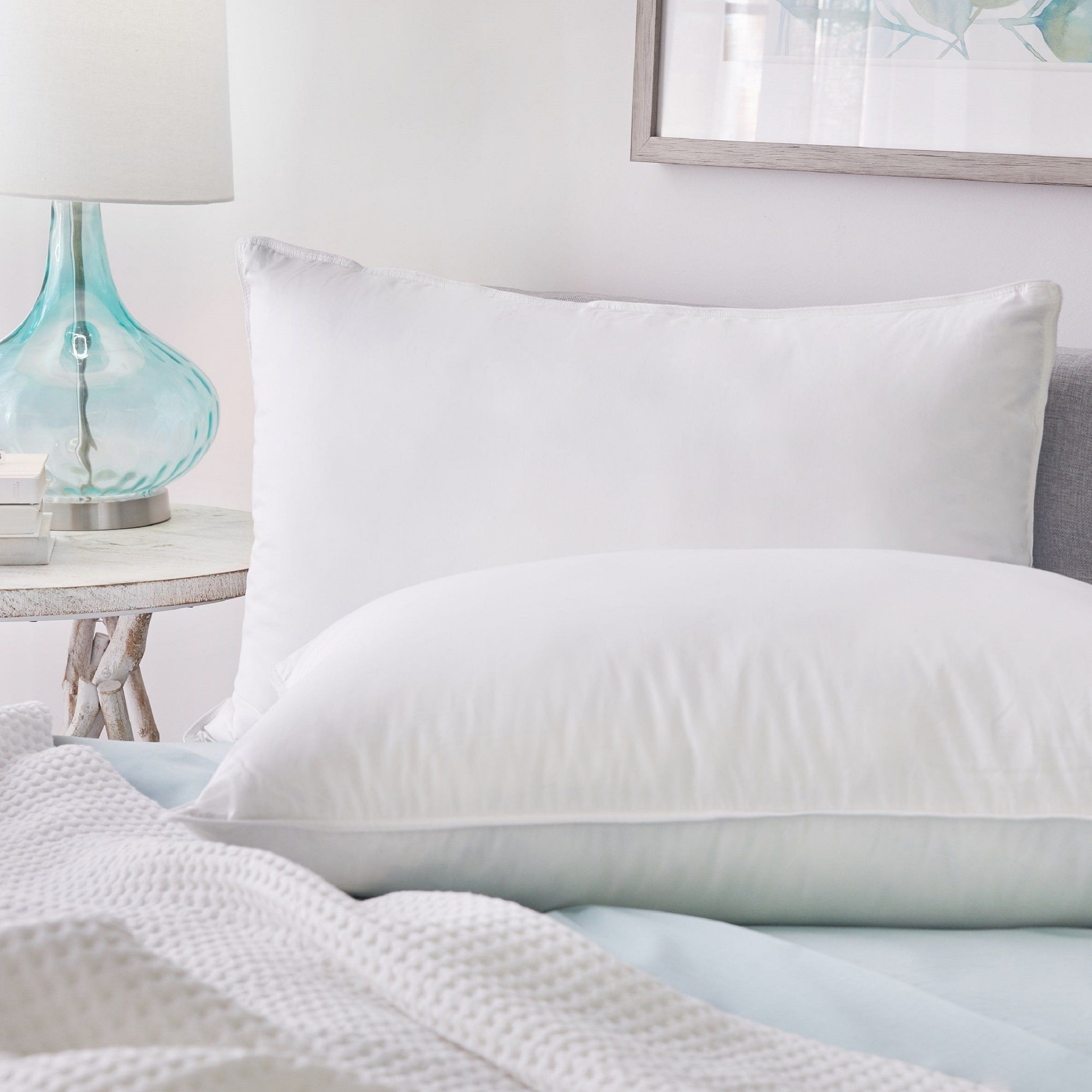 1221 Bedding Hotel Feather And Down Chamber Pillow White