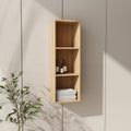 12 24 Wall Mounted Bathroom Side Cabinet With Soft Close Door And Shelf