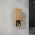 12 Bathroom Side Cabinet Soft Close Doors Float Mounting Design Imitative Oak
