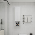 12 Bathroom Wall Cabinet Soft Close Doors Float Mounting Design Glossy White