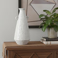 12 White Terracotta Tapered Jug Vase 5.70