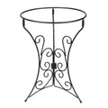 12 Black Ornate Standing Garden Gazing Ball Outdoor Patio Stand
