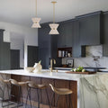 12 Dining Light Metal Rattan Kitchenroom Light Gold White Pendant Light N A