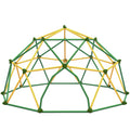12Ft Geometric Dome Climber Play Center Kids Climbing Dome Tower Rust Uv Resistant Steel Supporting 1000 Lbs