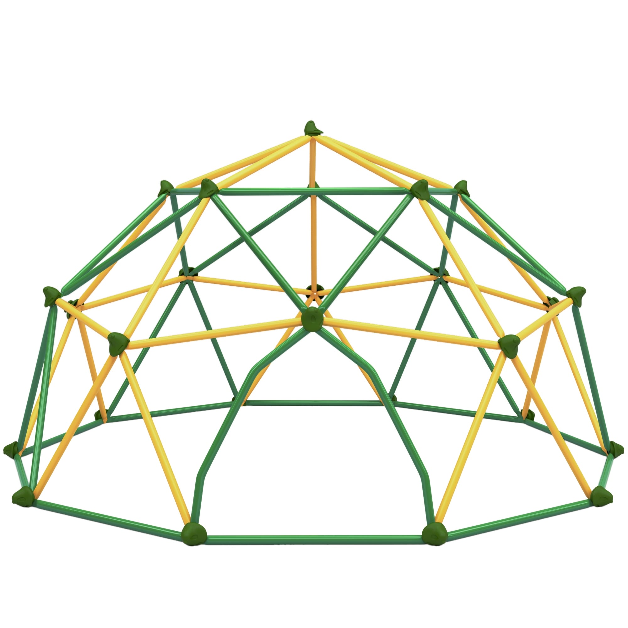 12Ft Geometric Dome Climber Play Center Kids Climbing Dome Tower Rust Uv Resistant Steel Supporting 1000 Lbs