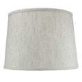 12X14X10 Slip Uno Fitter Textured Oatmeal Drum Shade