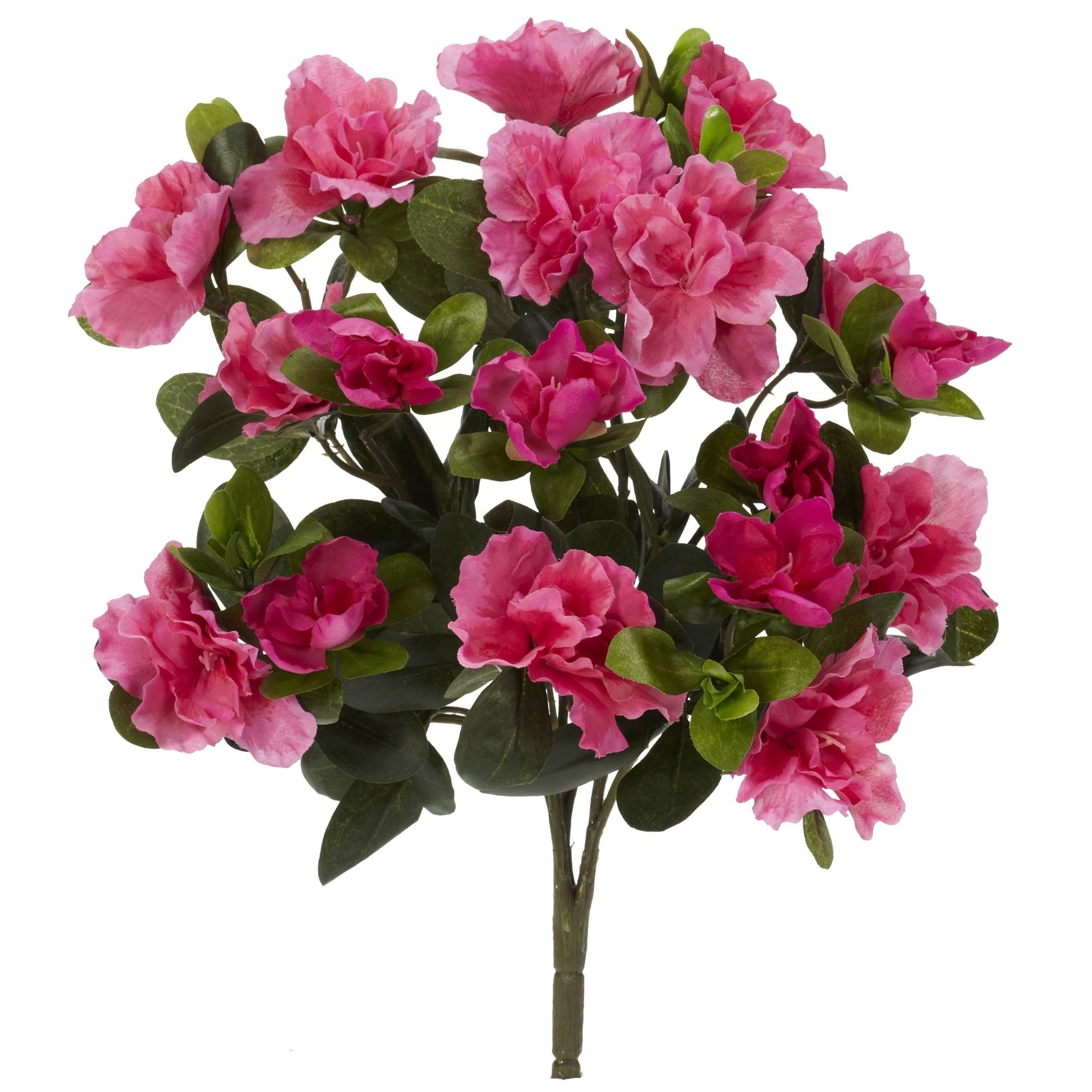 13 Azalea Artificial Plant Set Of 4 H 13 In. W 12 In. D 10 In