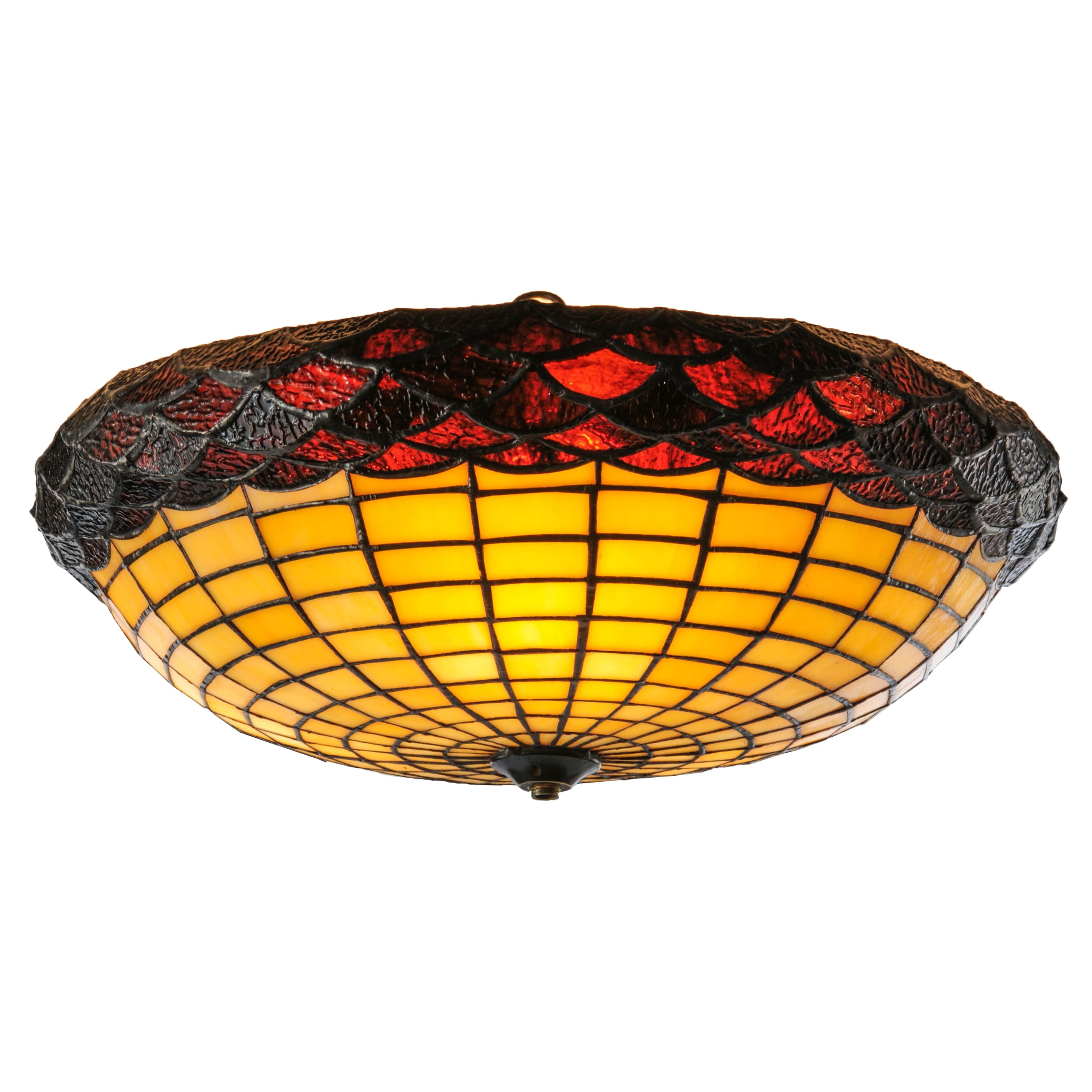 13 In. Wide Acorn Pan W Hooks Shade
