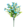 13 In Uv Resistant Artificial Pansy Bush Indoor Outdoor Set Of 12