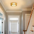 13.4 In Led Light Metal Wood Light Fixtures Gold Ceiling Light N A