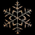 13.5 Lighted Snowflake Christmas Window Silhouette Decoration