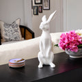 13.5 Resin White Standing Bunny