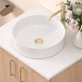 13.98 Modern Round Ceramic Vessel Sink Countertop Bathroom Basin