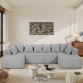 130 Boneless Couch Cloud Couch Sectional Modular Sofa 8 X 10