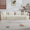 137.8 Velvet Upholstered Sectional Sofa With Pillows No Assembly Required