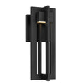 13 Black Outdoor Wall Sconce With Integrated Led