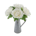 13 Tall Peach Peony In Tin One Size