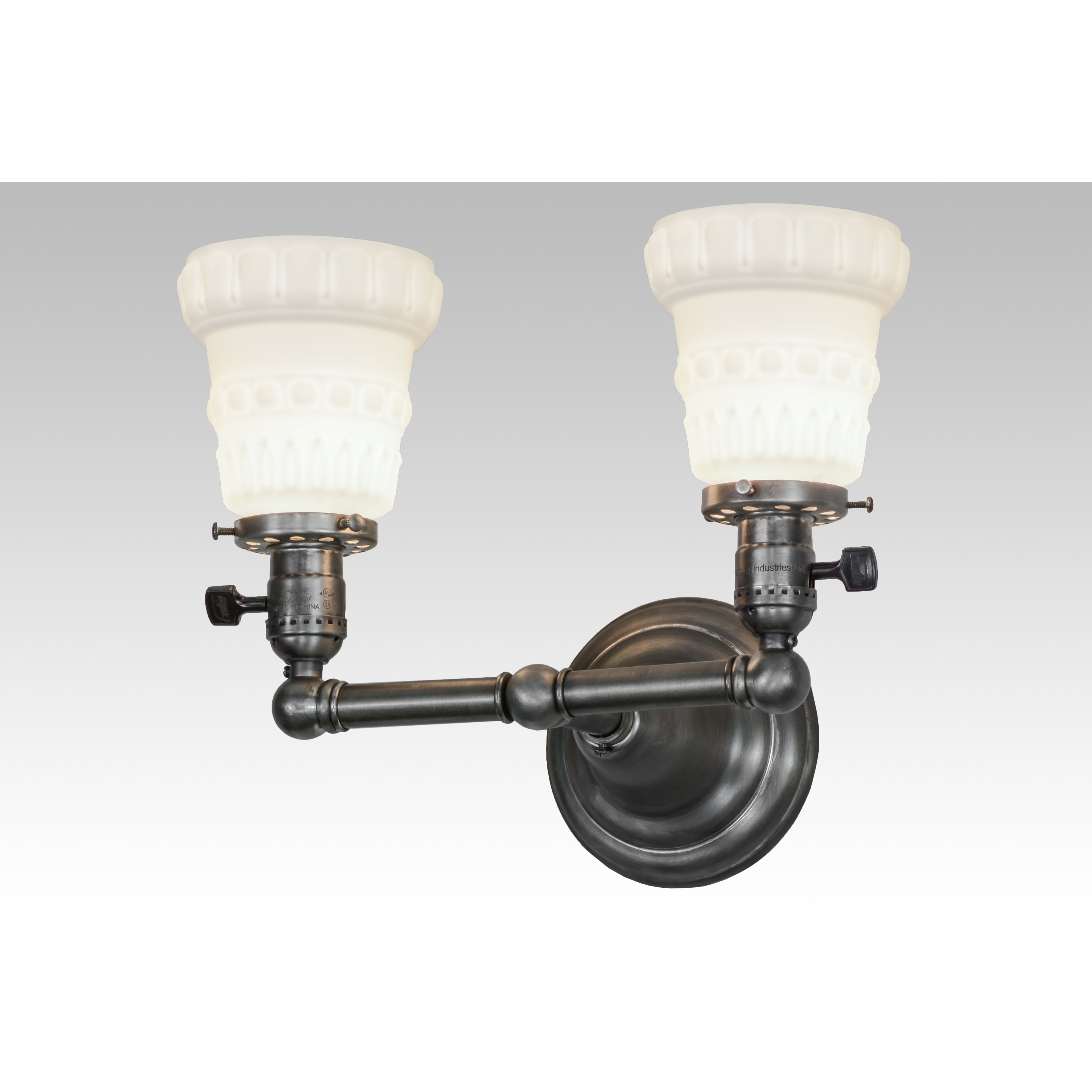 13 W Revival Chelsea Garland 2 Lt Wall Sconce