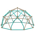 13Ft Geometric Dome Climber Play Center Kids Climbing Dome Tower With Hammock Rust Uv Resistant Steel Supporting 1000 Lbs
