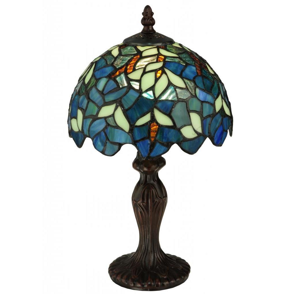 14 Inch Nightfall Wisteria Mini Lamp