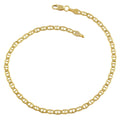 14 Karat Yellow Gold Filled 3.1Mm Mariner Link 8.5 Inch