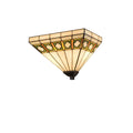 14 W Diamond Band Mission Wall Sconce