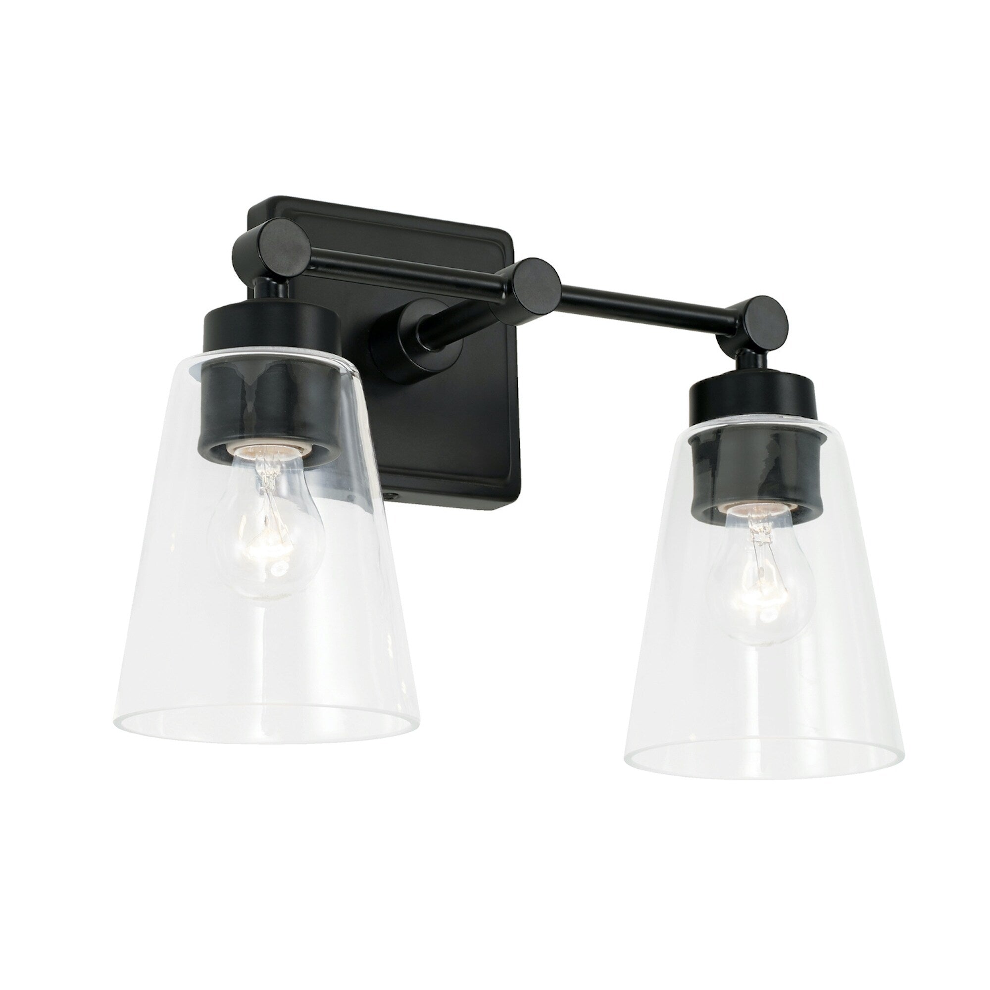 Capital Lighting Signature Collection 2 Light Polished Nickel Bath Vanity Light