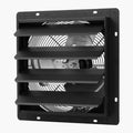 14 Inch Shutter Exhaust Fan Wall Mounted Attic Vent Fan With Programming Variable Speed Temperature Control 2000 Cfm Ec Motor