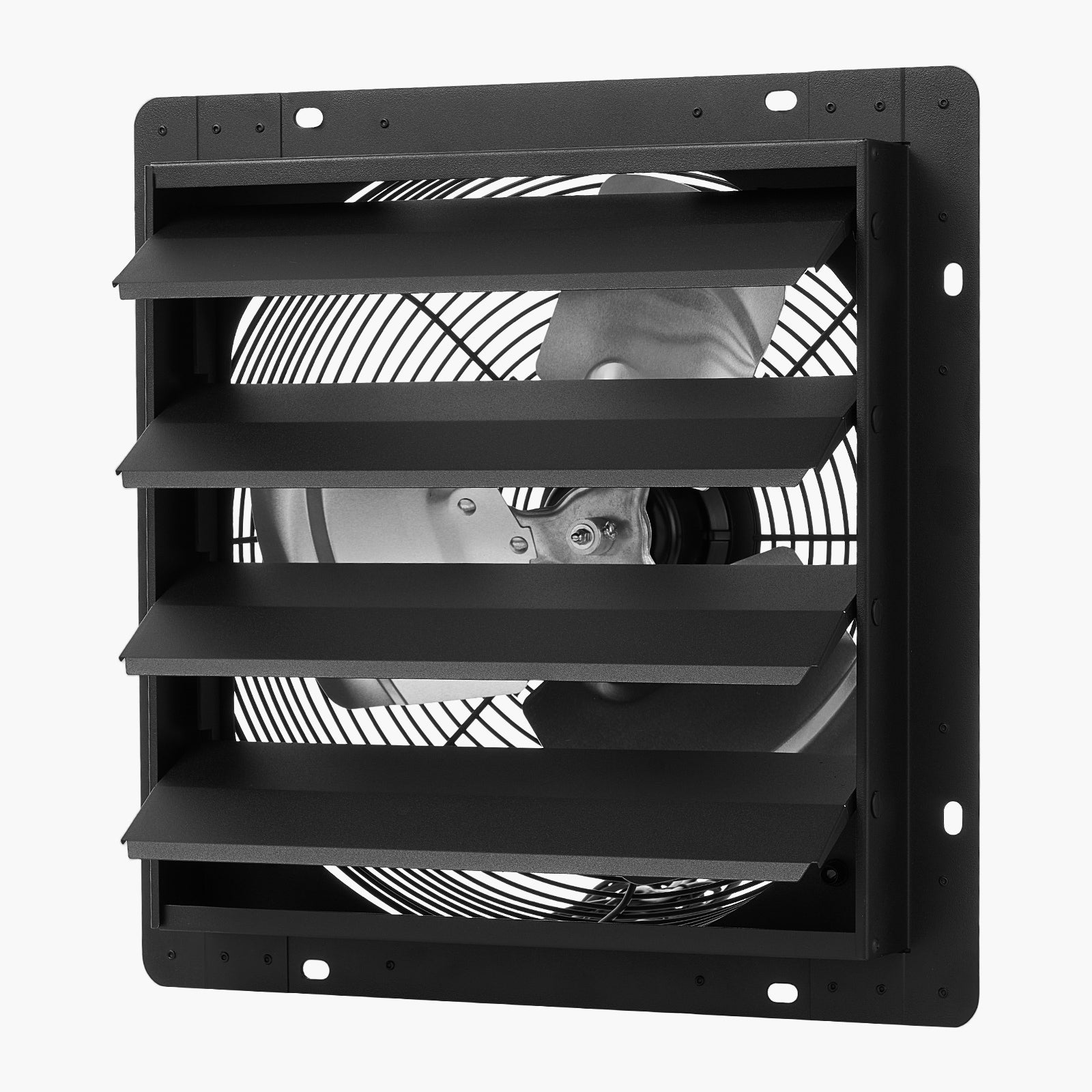 14 Inch Shutter Exhaust Fan Wall Mounted Attic Vent Fan With Programming Variable Speed Temperature Control 2000 Cfm Ec Motor