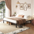 14 Inch Heavy Duty Metal Platform Bed With Under Bed Storage And Easy Assembly