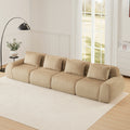 146 Modern Modular Sectional Sofa For Living Room Oversized 4 Seater Couch Boneless Sofa Deep Seat