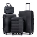 14In 20In 24In 28In 4 Pcs Set In Pp Spinner Wheel Luggage Carry On Suitcase Iron Pull Rod Combination Password Lock