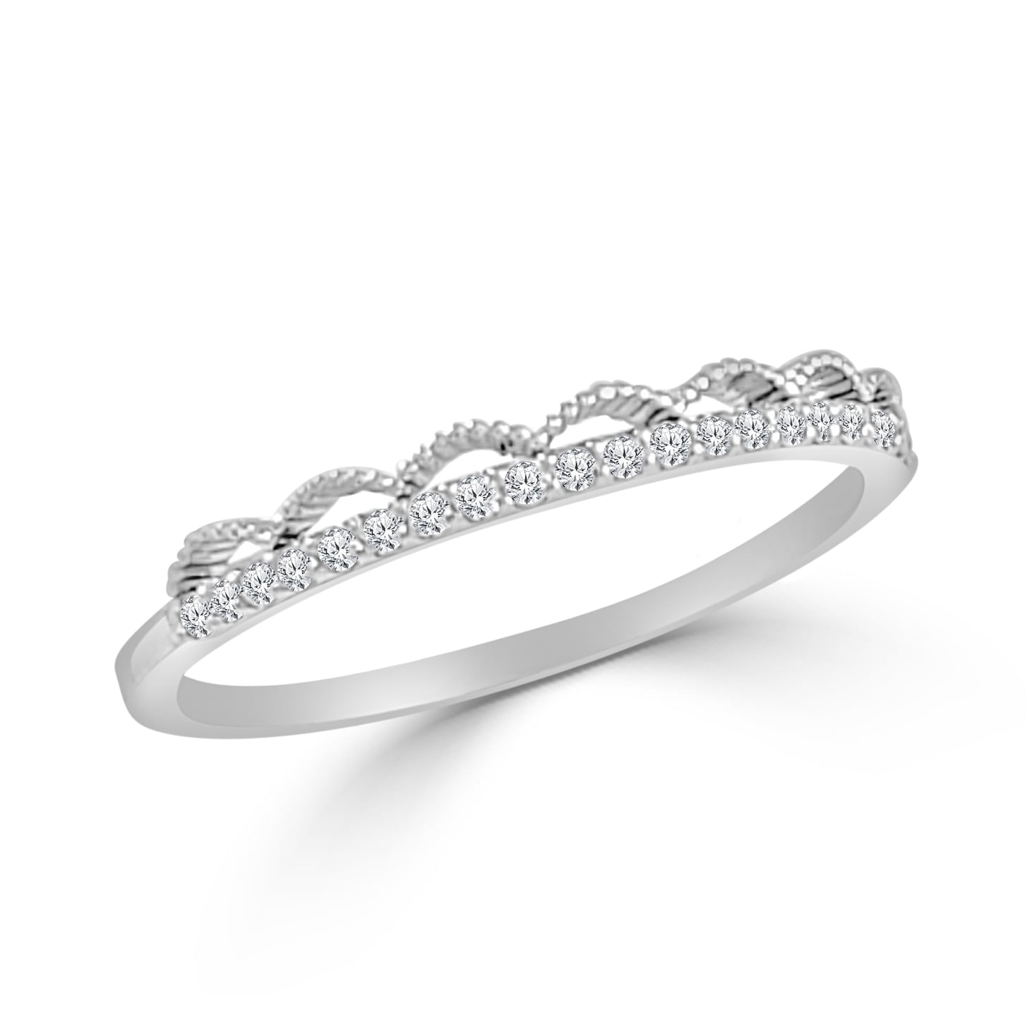 14K Gold 1 8 Ct Diamond Ring