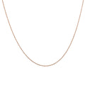 14K Rose Gold 16 Rope Chain With Spring Ring Clasp